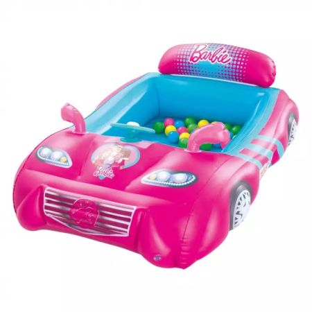 Игровой центр 135х99х43см "Машина Barbie" с мячами (25шт), от 2 лет, Bestway 93207 BW