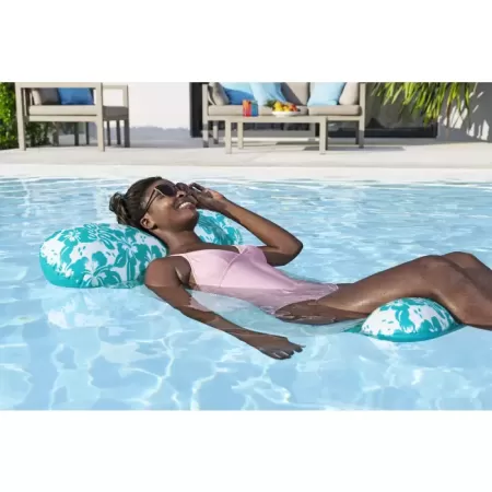 Надувной матрас-шезлонг для плавания 140х87см "Catching Rays", до 100кг, Bestway 43839 BW