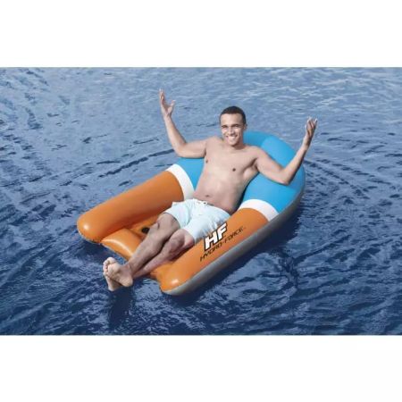 Надувной матрас-шезлонг для плавания 165х120см (157х100х35см) "Aqua Breeze" до 90кг, Bestway 43169 BW