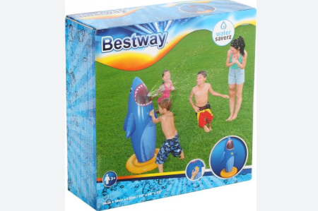 Разбрызгиватель 74х74х132см "Акула" от 3 лет, Bestway 52246 BW