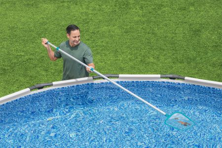 Сачок для сбора мусора с поверхности бассейна, под держатель #58279, Bestway 58277 BW