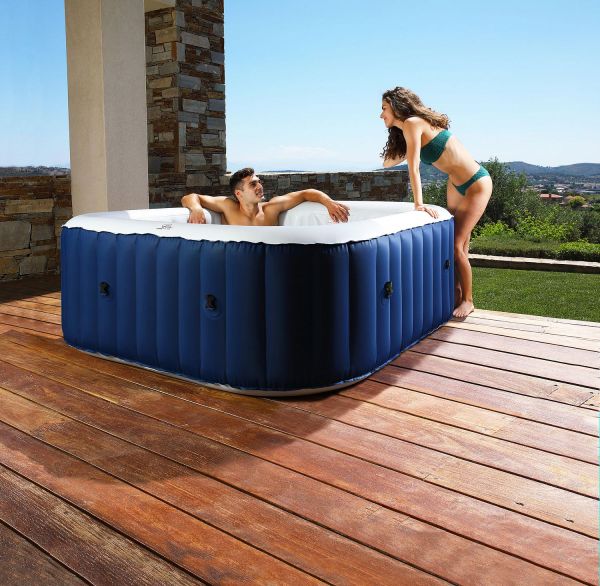 СПА-бассейн 185х185х68см "Orbit" 930л, квадратный, аэромассаж, MSpa LS062-NA