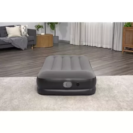 Надувная кровать 191х97х36см с подголовником, встр.насос USB 5В, до 150кг, Bestway 671BT BW