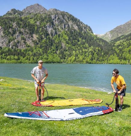 SUP-доска "Hyper 11'6" Navy" 350х79х15см, насос, лиш, киль, ремнабор, сумка, до 150кг, Aqua Marina BT-23HY01