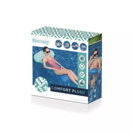 Надувной матрас-гамак для плавания 145х87см с сеткой, до 90кг, Bestway 43555 BW