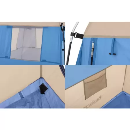 Палатка-кабинка 1-местная 110х110х190см "Station Port" 1 слой, 170T polyester PA, 300мм, 110гр/м2 PE, Bestway 68002 BW