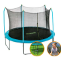Батут с защитной сеткой 366х278см "Xtreme Air Trampoline", лестница, до 100кг, от 6 лет, Bestway 59104 BW