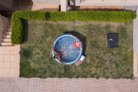 СПА-бассейн 180х70см "Bergen" 700л, круглый, аэромассаж, MSpa C-BE042