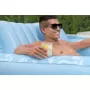 Надувной шезлонг 214х155см "Sun-Kissed Tanning Lounge" с подушкой, подстаканник, до 100 кг, Bestway 43838 BW