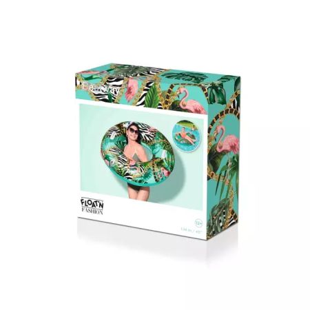 Надувной круг "Цветочная фантазия" 114см, с ручками, от 12 лет, Bestway 36302 BW