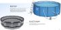 Каркасный бассейн 366х133см, фильтр-насос, лестница, Bestway 15427 BW