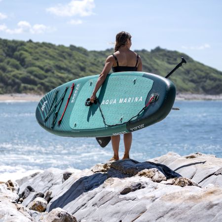 SUP-доска "Breeze" 300х76х12см, насос, весло, лиш, киль, ремнабор, сумка, до 100кг, Aqua Marina BT-23BRP