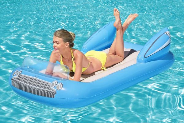 Надувной матрас-плот для плавания 190х128см "Кабриолет" до 90кг, Bestway 43412 BW