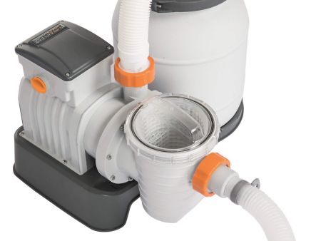 Песочный фильтр-насос 3785л/ч, резервуар для песка 9кг, фракция 0.45-0.85мм, Bestway 58495 BW