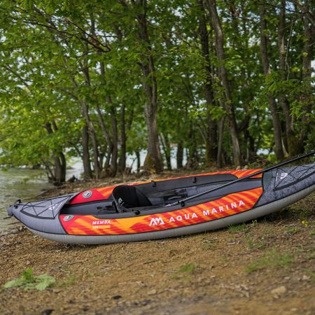 Надувной каяк "Memba-330" 330x90см, весло, сиденье, киль, сумка, до 110кг, Aqua Marina ME-330