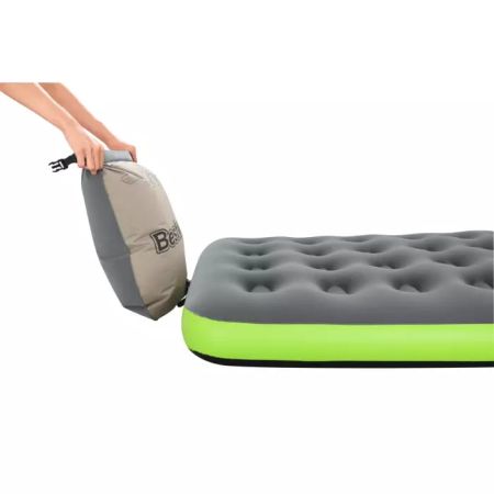 Надувной матрас 99х188х22см "Roll & Relax" с сумкой-насосом, до 150кг, Bestway 67619 BW