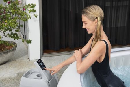 СПА-бассейн 146/196х66см "Paris AirJet" 806л, круглый, аэромассаж, Bestway 60013 BW