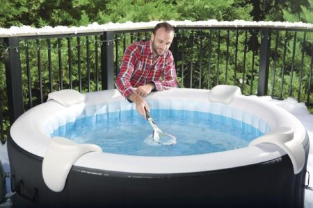 Набор для чистки СПА-бассейнов, сачок, щетка, чистящая варежка, Bestway 60310 BW