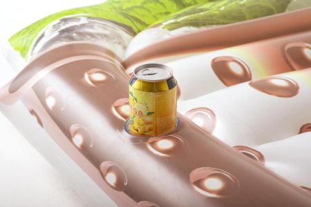Надувной матрас-шезлонг для плавания 173х160см "Moscow Mule" с подстаканником, до 90кг, Bestway 43249 BW