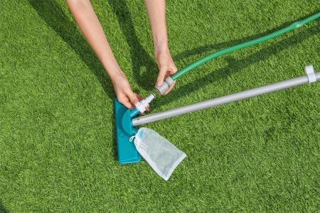 Набор для чистки бассейна (сачок, щетка, ручка 174см), Bestway 58013 BW