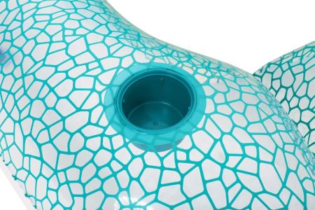 Надувной круг-кресло 102х94см с подстаканником, до 90кг, Bestway 43097 BW