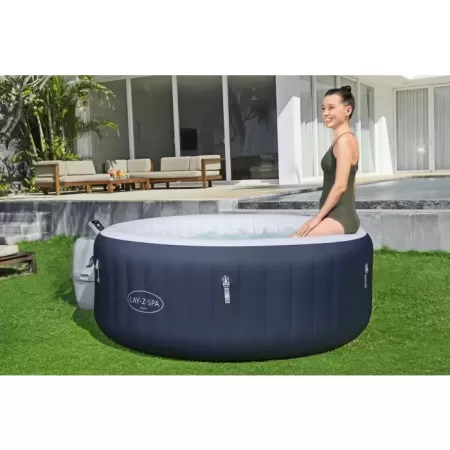 СПА-бассейн 180х66см "Miami EnergySense AirJet 4 Dark Blue" 669л, круглый, аэромассаж, Bestway 6001C BW