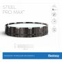 Каркасный бассейн Steel Pro Max 427х107см, 13030л, фил.-насос 3028л/ч, лестница, тент, Bestway 5614Z BW
