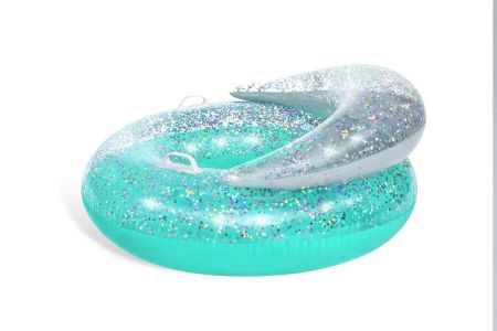 Надувной круг "Блеск" 117х117см, со спинкой, от 10 лет, Bestway 43509 BW