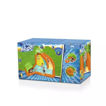 Водный игровой-центр 426х369х264см "Canopy Cove" с разбрыз. и горкой, 900л, до 272кг, от 5 лет, Bestway 53436 BW