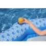 Надувной матрас-шезлонг для плавания 178х117см с сеткой, до 90кг, Bestway 43554 BW