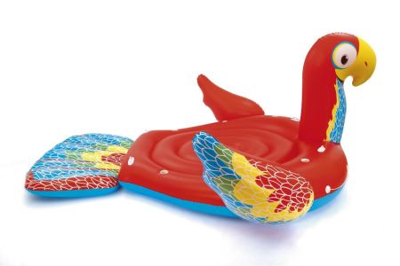 Надувной матрас-остров для плавания 500х327см "Гигантский попугай" с ручками и подст., до 540кг, Bestway 43227 BW