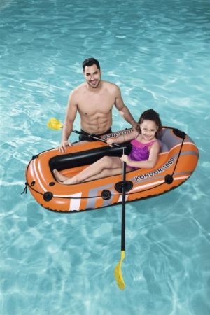 Надувная лодка "Kondor 1000" 155х97см, вёсла 62015, до 80кг, Bestway 61078 BW