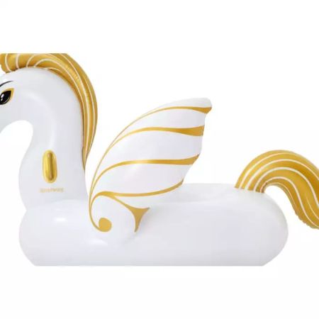 Надувной матрас-плот для плавания 231х150см "Пегас" с ручками, до 90кг, от 12 лет, Bestway 41118 BW