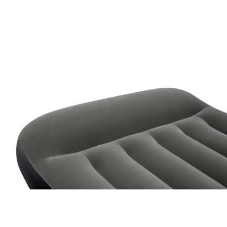 Надувной матрас 99х188х30см с подголовником, насос на батарейках (4хD), Bestway 67929 BW