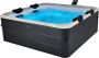 СПА-бассейн 180х180х65см "Oslo Aero Plus", квадратный,  гидромассаж, аэромассаж.(4 коробки A.B.C.D), MSpa F-OS063WAP