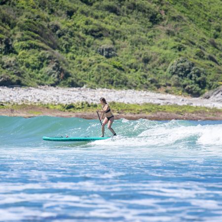 SUP-доска "Breeze" 300х76х12см, насос, весло, лиш, киль, ремнабор, сумка, до 100кг, Aqua Marina BT-23BRP