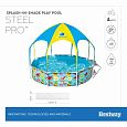 Каркасный бассейн My First Pool 244х51см с навесом, 1688л, Bestway 56432 BW