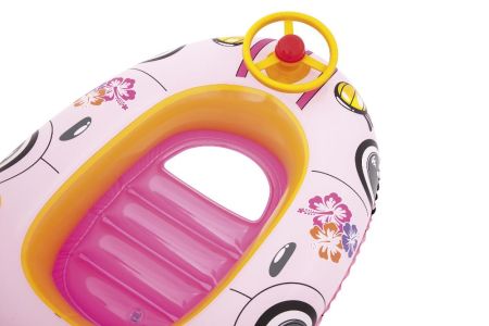 Надувная лодочка 98х66см "Машина" с тентом, 3-6 лет, 2 вида, Bestway 34103 BW