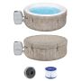 СПА-бассейн 132/180х66см "Madrid AirJet" 669л, круглый, аэромассаж, Bestway 60055 BW
