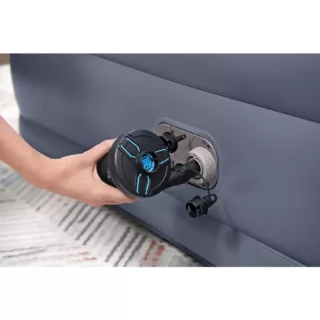 Надувная кровать 229х152х84см со спинкой, встр.насос 220В, до 300кг, Bestway 671BD BW