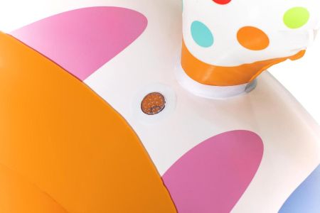 Детский надувной бассейн 266x157x127см "Веселый жираф" с разбрыз., 220л, от 2 лет, Bestway 53089 BW