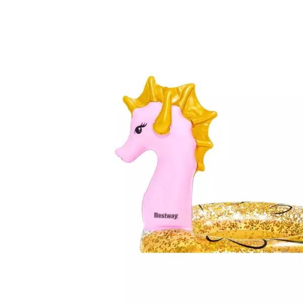 Надувной круг "Морской конек" 115х104см, с ручками, от 10 лет, Bestway 36305 BW