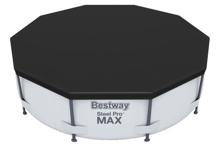 Тент для бассейнов каркасных и с надувным бортом Fast Set 305см (D305см), Bestway 58036 BW