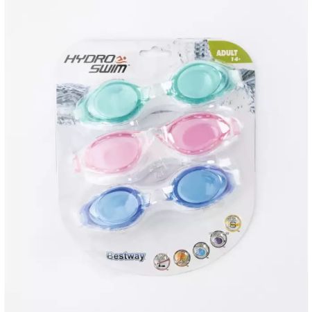 Очки для плавания Belize (набор из 3 шт.), от 14 лет, Bestway 21072 BW