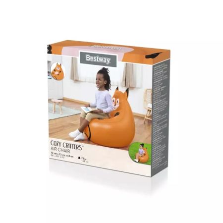 Надувное кресло 72х72см "Cozy Critters", 3 вида, Bestway 75116 BW