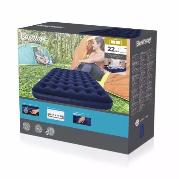 Надувной матрас 152х203х22см, до 300кг, Bestway 67003 BW