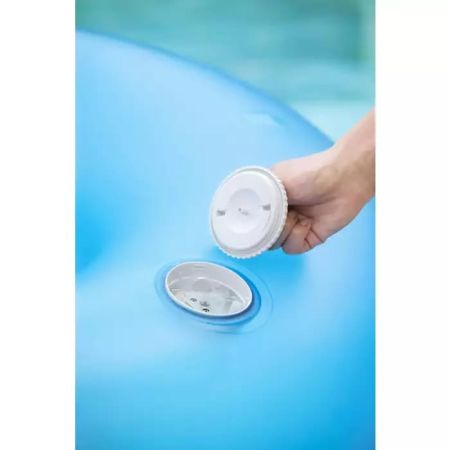 Надувной круг 118х117см, светодиодный с подстаканником, Bestway 43252 BW