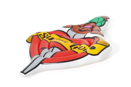 Надувной матрас для плавания 198х137см "В лето с любовью" до 90кг, Bestway 43265 BW