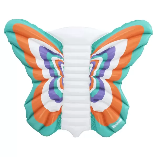Надувной матрас-плот для плавания 193x176см Бохо Батерфляй, до 100кг