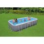 Каркасный бассейн Power Steel 549х274х122см, 14812л, песч.фил.-нас. 5678/ч, лестн., тент, Bestway 56466 BW